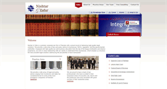 Desktop Screenshot of nishtarzafar.com