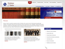 Tablet Screenshot of nishtarzafar.com